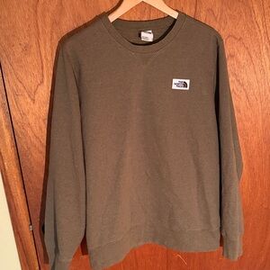 The North Face Men's Olive Green Crewneck Sweatshirt